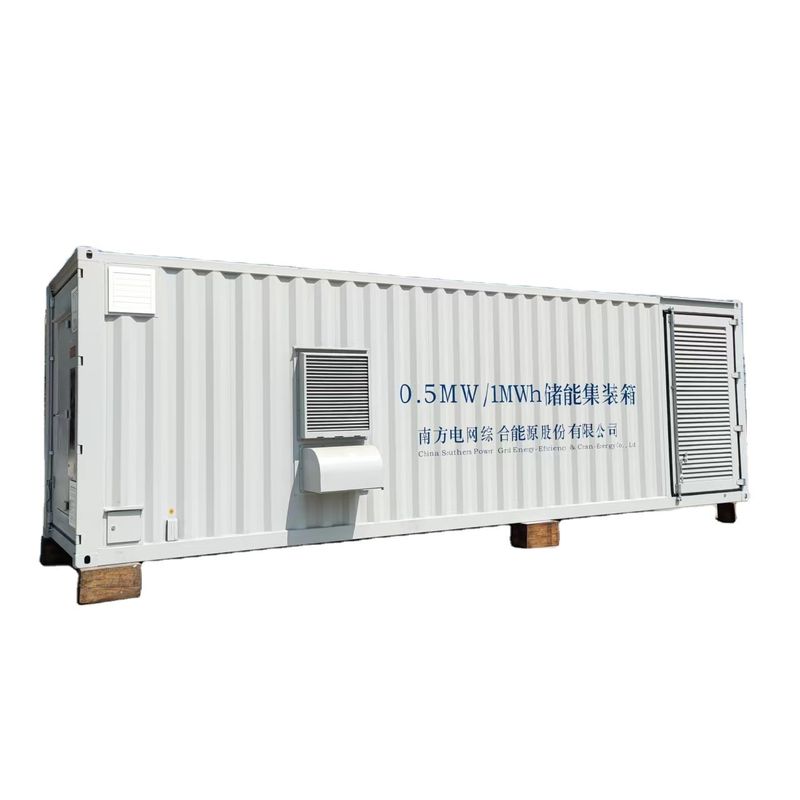 500KW 1mw Sistema de almacenamiento de baterías de litio al aire libre Energía eólica solar Invertidor híbrido Central eléctrica de microrredes para Ind