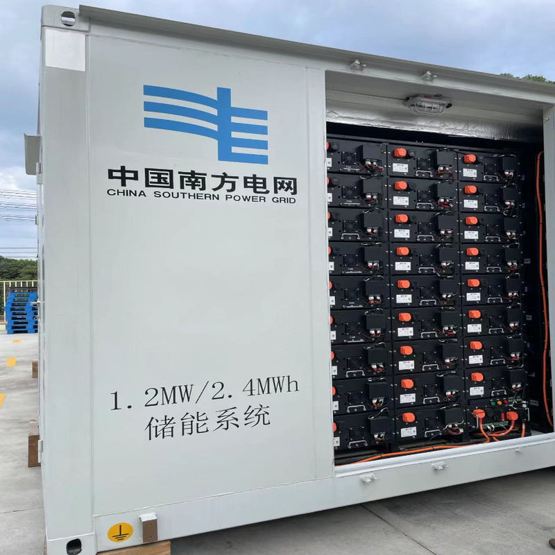 500KW 1mw Sistema de almacenamiento de baterías de litio al aire libre Energía eólica solar Invertidor híbrido Central eléctrica de microrredes para Ind