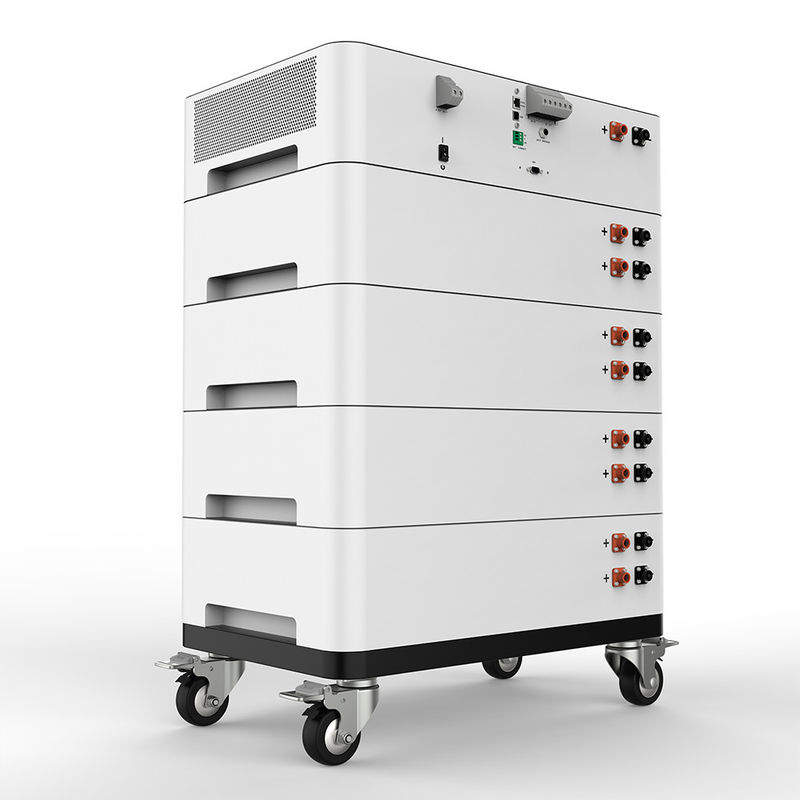 Sistema de almacenamiento de baterías de 51.2V, indicador LED Baterías de almacenamiento de iones de litio