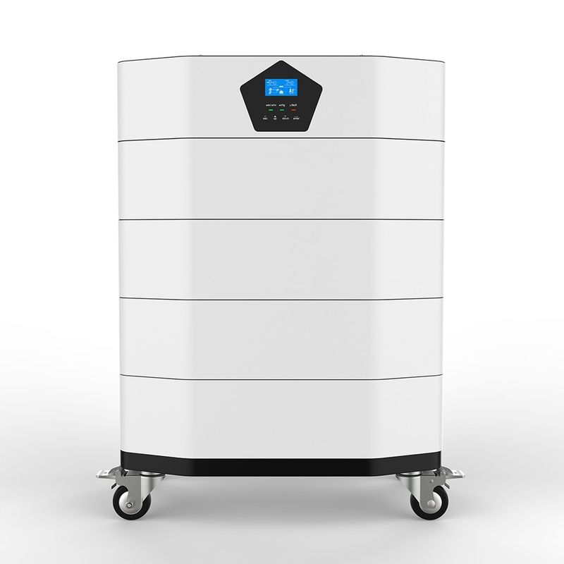 Sistema de almacenamiento de baterías de 51.2V, indicador LED Baterías de almacenamiento de iones de litio
