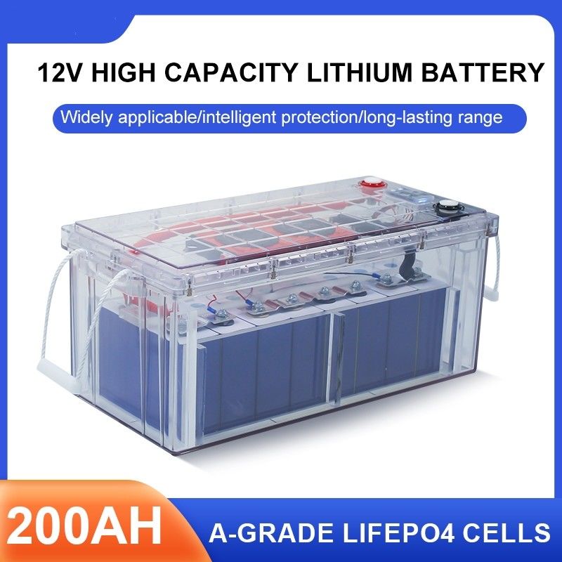 Venta caliente Batería recargable de 25,6 V Carro de golf para RV Batería LiFePO4 Akku 12V 24V 100Ah 200Ah Batería de fosfato de litio