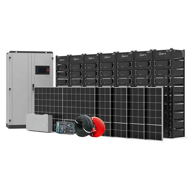Shenzhen 100KW 200KW 300KW 500KW sistema de almacenamiento de energía solar completo kit de sistema solar con batería solar batería inversor