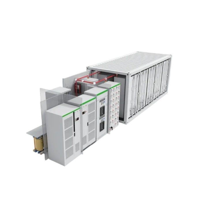 ESS 10 años Tiempo de vida Batería exterior 1MWh 5MWh 10MWh 20ft 40ft Contenedor Sistema de almacenamiento de energía con batería solar