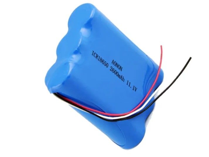 11.1V/12V 2600mAh 18650 batería de litio IEC62133 Batería de robot de vacío para equipos médicos