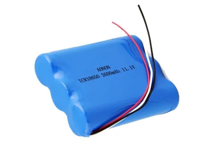 11.1V/12V 2600mAh 18650 batería de litio IEC62133 Batería de robot de vacío para equipos médicos