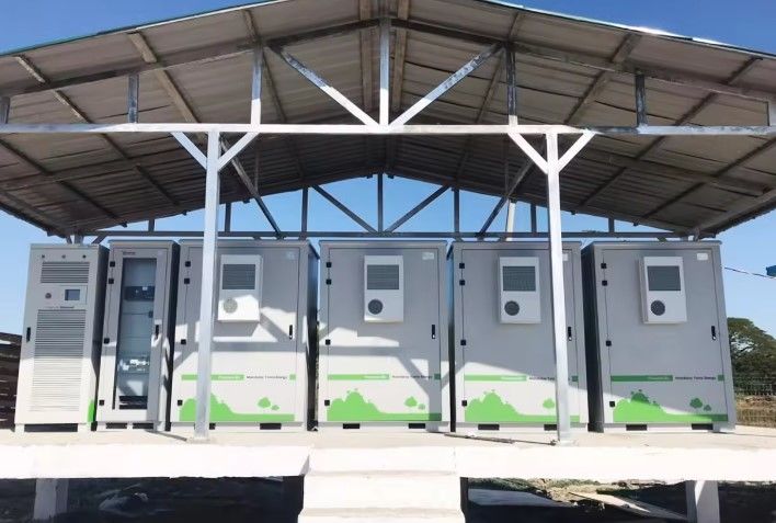 ESS 10 años Tiempo de vida Batería exterior 1MWh 5MWh 10MWh 20ft 40ft Contenedor Sistema de almacenamiento de energía con batería solar
