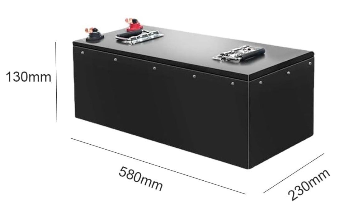 Batería de litio LiFePO4 de 48V 100Ah 3000+ Ciclo profundo con energía de respaldo BMS para automóvil eléctrico triciclo E