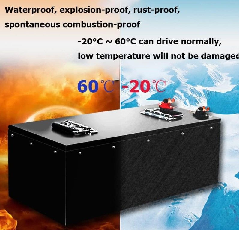 Batería de litio LiFePO4 de 48V 100Ah 3000+ Ciclo profundo con energía de respaldo BMS para automóvil eléctrico triciclo E