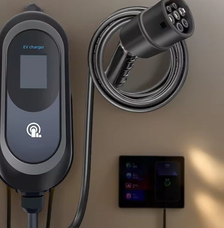 Smart Fast Weatherproof Outdoor Portable EV Car AC Carga de pilas con batería Estaciones de carga montadas en la pared