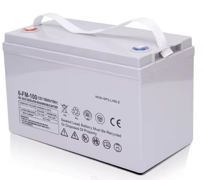 Válvula de ciclo profundo regulado recargable 65ah 75ah 85ah 100ah 150ah 200ah 12 voltios 12v gel baterías de plomo ácido selladas solares