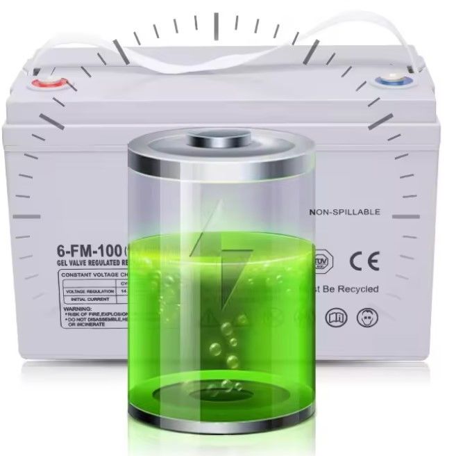 Válvula de ciclo profundo regulado recargable 65ah 75ah 85ah 100ah 150ah 200ah 12 voltios 12v gel baterías de plomo ácido selladas solares